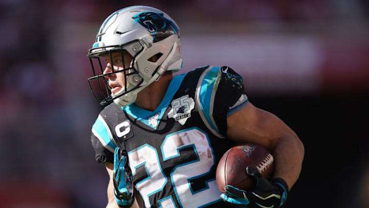Christian McCaffrey #22 of the Carolina Panthers (Photo by Thearon W. Henderson/Getty Images)