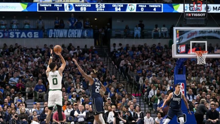 Hardwood Houdini takes a look at Jayson Tatum's maturity in clutch-time minutes for the Boston Celtics during the 2022-23 season Mandatory Credit: Jerome Miron-USA TODAY Sports