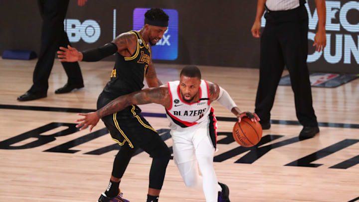 Los Angeles Lakers (Photo by Kim Klement-Pool/Getty Images)