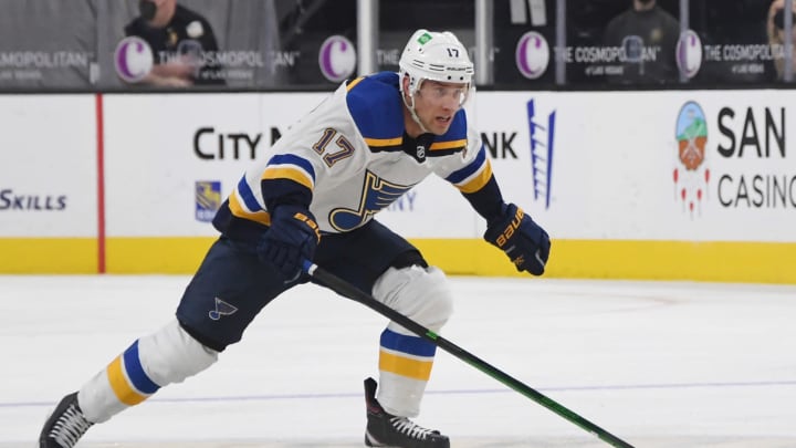 Jaden Schwartz #17 of the St. Louis Blues (Photo by Ethan Miller/Getty Images)