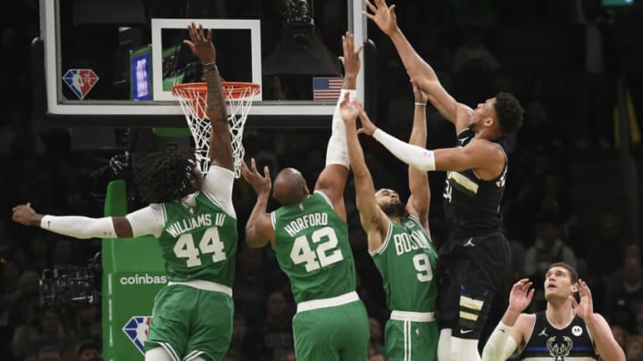 The Boston Celtics plan to prioritize rest for their marquee offseason acquisition as well as two veteran big men during the 2023-24 season Mandatory Credit: Bob DeChiara-USA TODAY Sports