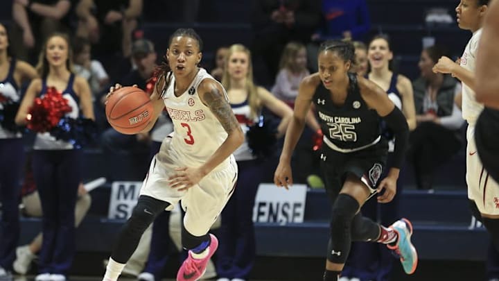 Feb 25, 2016; Oxford, MS, USA; Mississippi Lady Rebels guard A