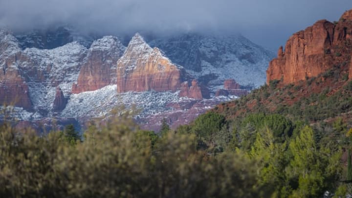 Winter snow on Arizona mountains