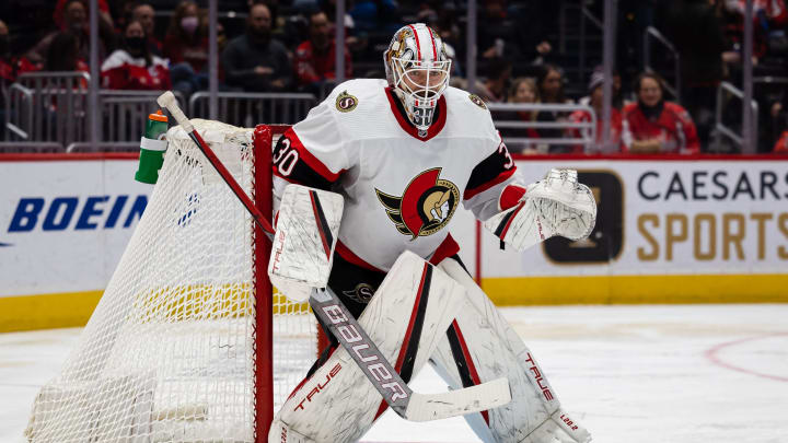 Matt Murray #30 of the Ottawa Senators (Photo by Scott Taetsch/Getty Images)