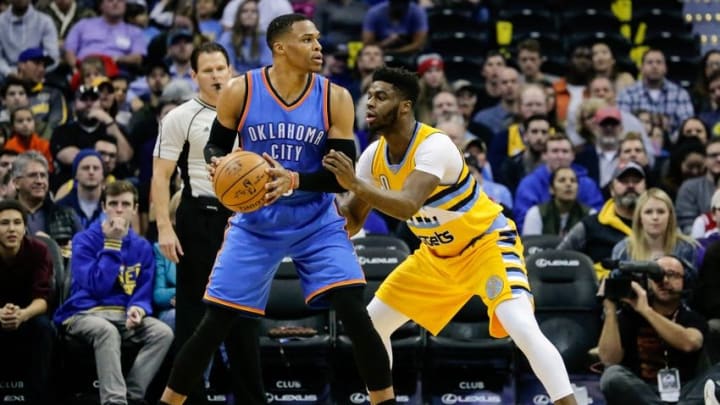 Oklahoma City Thunder guard Russell Westbrook (0) is in my DraftKings daily picks for today. Mandatory Credit: Isaiah J. Downing-USA TODAY Sports
