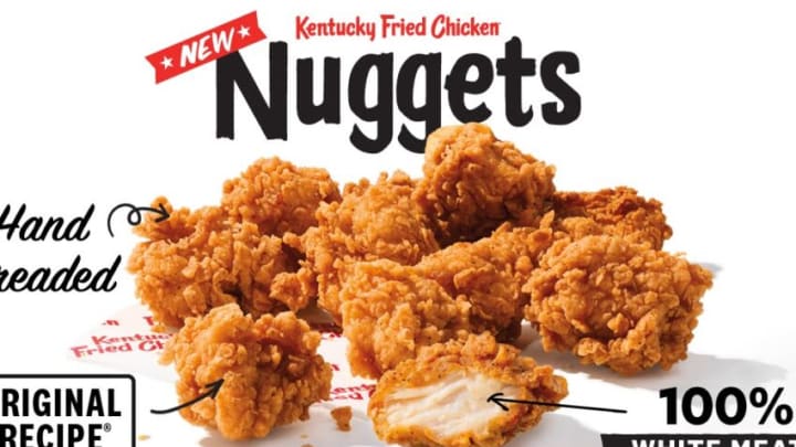 Kentucky Fried Chicken Nuggets added nationwide, photo provided by KFC