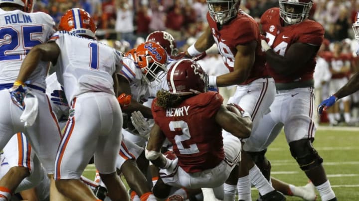 ATLANTA, GA - DECEMBER 5: Running back Derrick Henry