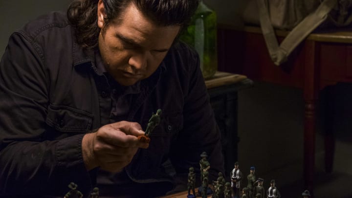 Josh McDermitt as Dr. Eugene Porter - The Walking Dead _ Season 8, Episode 5 - Photo Credit: Gene Page/AMC