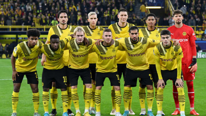 Borussia Dortmund have qualified for the UEFA Champions League round of 16. (Photo by Matthias Hangst/Getty Images)