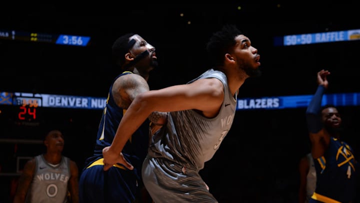 DENVER, CO - APRIL 5: Karl-Anthony Towns