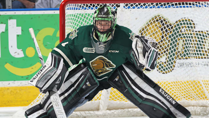 LONDON, ON - APRIL 16: Tyler Parsons. (Photo by Claus Andersen/Getty Images)