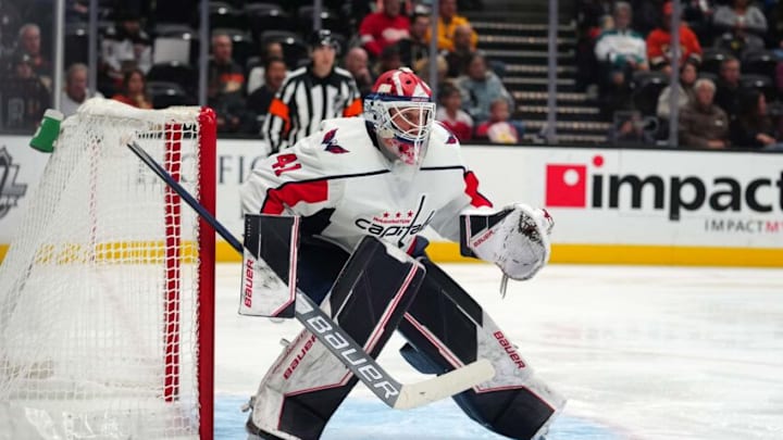 Vitek Vanecek, Washington Capitals Mandatory Credit: Kirby Lee-USA TODAY Sports
