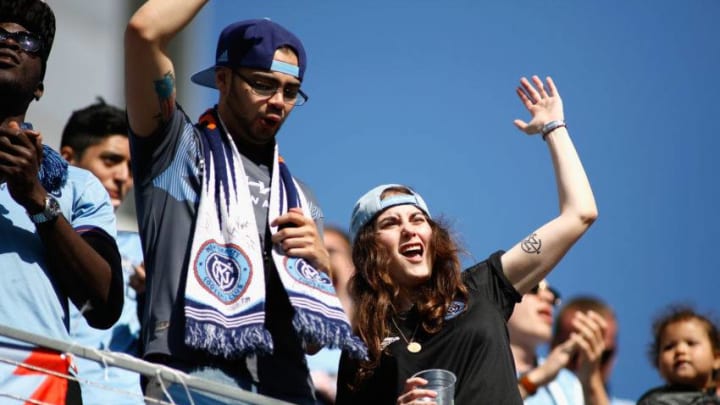 NYCFC. NYCFC Supporters (Photo by Katharine Lotze/Getty Images)