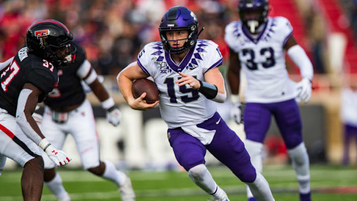 Max Duggan, Big 12 Football (Photo by John E. Moore III/Getty Images) Max Duggan, Big 12 Football (Photo by John E. Moore III/Getty Images)