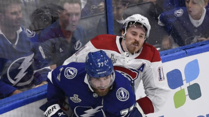 Jun 28, 2021; Tampa, Florida, USA; Montreal Canadiens Brendan Gallagher Mandatory Credit: Douglas DeFelice-USA TODAY Sports