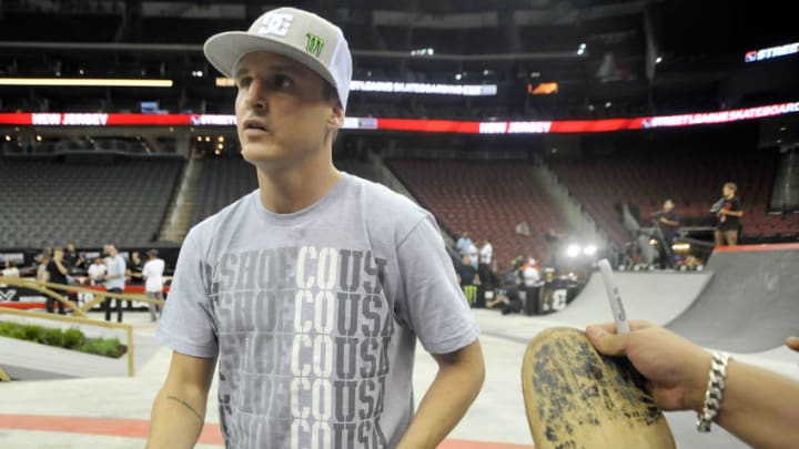 NEWARK, NJ - AUGUST 25: Rob Dyrdek attends the media day and skater practice for Rob Dyrdek's 2012 Street League Skateboarding at Prudential Center on August 25, 2012 in Newark, New Jersey. (Photo by Daniel Zuchnik/Getty Images)
