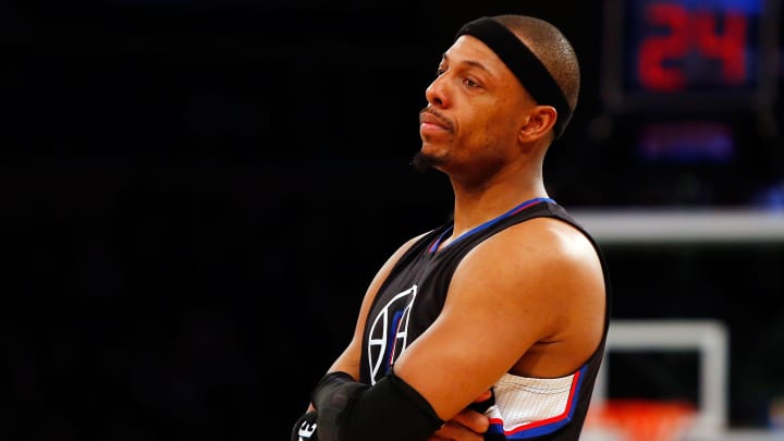 NEW YORK, NY – JANUARY 22: (NEW YORK DAILIES OUT) Paul Pierce #34 of the Los Angeles Clippers in action against the New York Knicks at Madison Square Garden on January 24, 2016 in New York City. The Clippers defeated the Knicks 116-88. (Photo by Jim McIsaac/Getty Images)