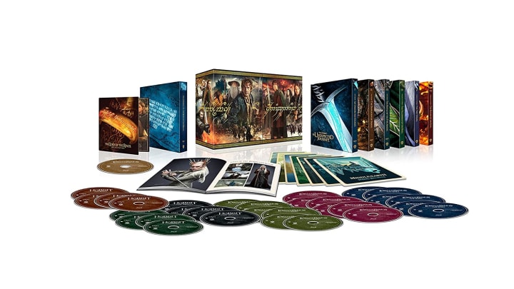Discover Studio Distribution Services's 'Middle Earth 6-Film Ultimate Collector's Edition' box set on Amazon.