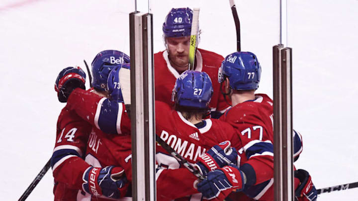 Apr 16, 2021; Montreal, Quebec, CAN; Montreal Canadiens Tyler Toffoli. Mandatory Credit: Jean-Yves Ahern-USA TODAY Sports