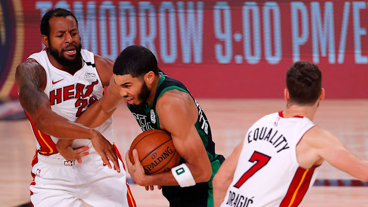 Boston Celtics Jayson Tatum (Photo by Mike Ehrmann/Getty Images)