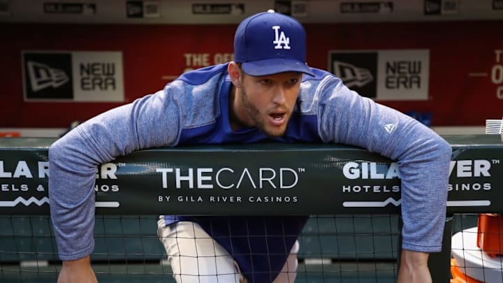 PHOENIX, AZ - APRIL 02: Pitcher Clayton Kershaw