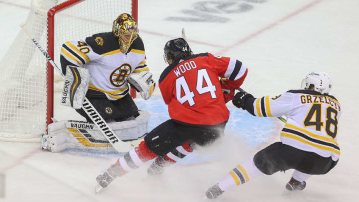 Boston Bruins goaltender Tuukka Rask (40): (Ed Mulholland-USA TODAY Sports)
