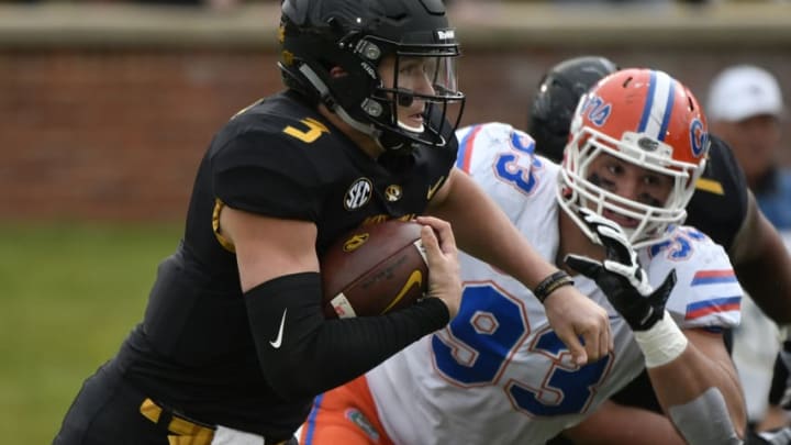 COLUMBIA, MO - NOVEMBER 4: Quarterback Drew Lock