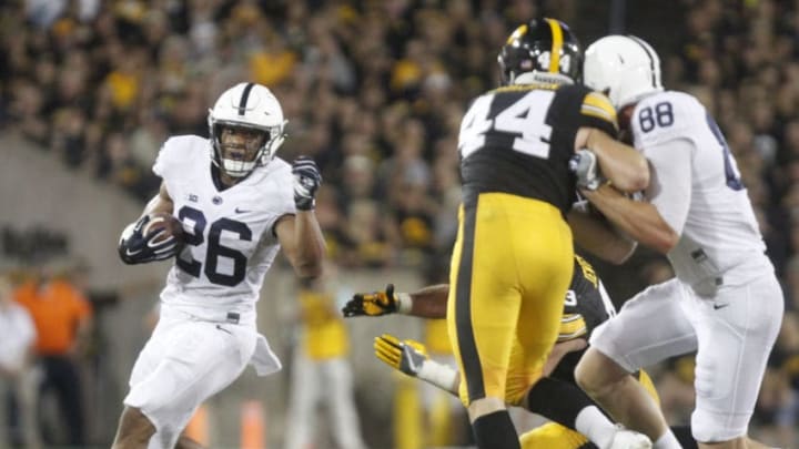 IOWA CITY, IOWA- SEPTEMBER 23: Running back Saquon Barkley