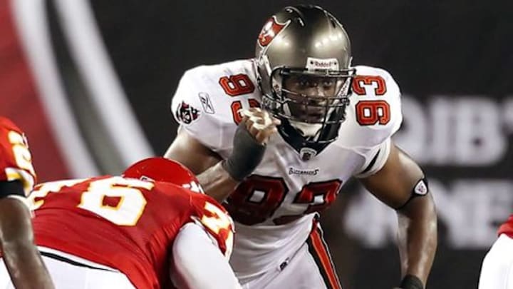 Gerald McCoy isn't scouting defensive ends.