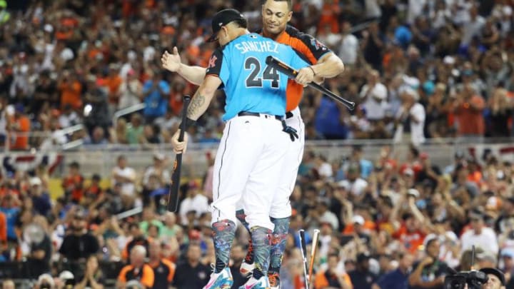 MIAMI, FL - JULY 10: Giancarlo Stanton (Photo by Rob Carr/Getty Images)
