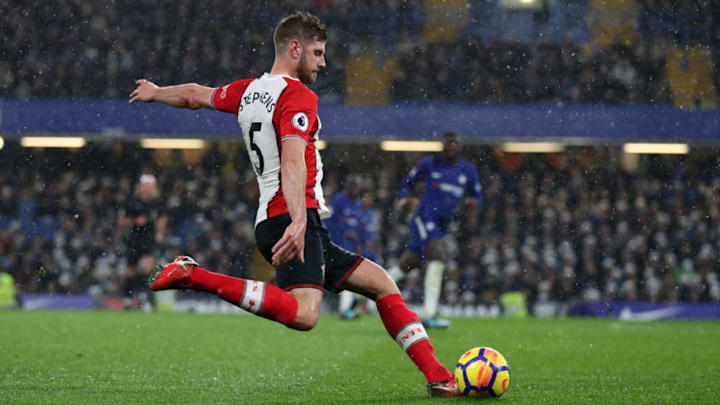 LONDON, ENGLAND - DECEMBER 16: Jack Stephens of Southampton during the Premier League match between Chelsea and Southampton at Stamford Bridge on December 16, 2017 in London, England. (Photo by Catherine Ivill/Getty Images)