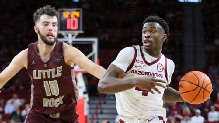 Davonte Davis, Arkansas Basketball (Nelson Chenault-USA TODAY Sports)