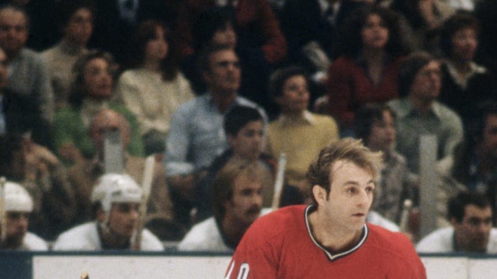 UNIONDALE, NY – CIRCA 1979: Guy Lafleur #10 of the Montreal Canadiens. (Photo by Focus on Sport/Getty Images)