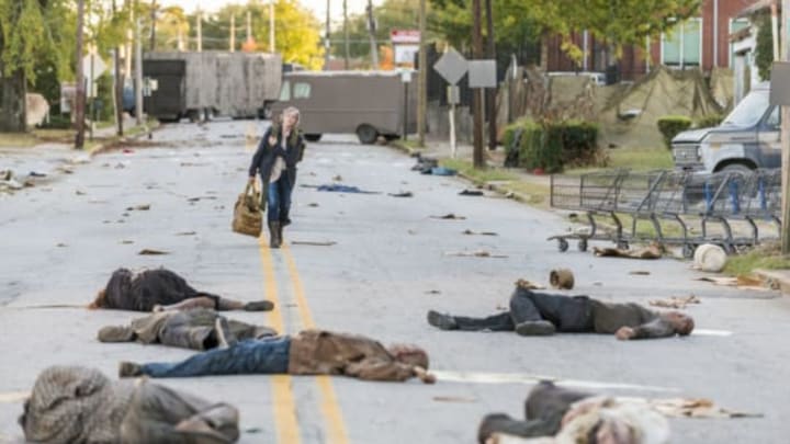 Melissa McBride as Carol Peletier – The Walking Dead _ Season 7, Episode 14 – Photo Credit: Gene Page/AMC