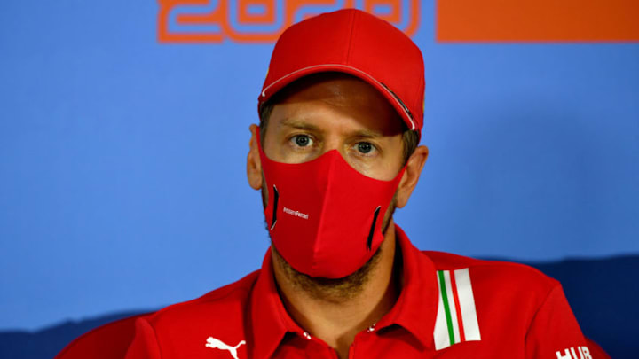 Sebastian Vettel, Ferrari, Formula 1 (Photo by MARK SUTTON/POOL/AFP via Getty Images)