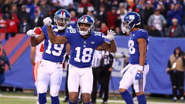 New York Giants. Roger Lewis. (Photo by Al Bello/Getty Images)
