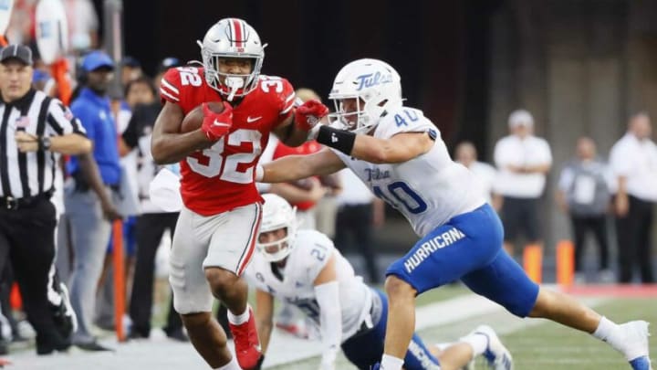 Running back TreVeyon Henderson ran for 277 yards against Tulsa on Saturday, breaking Archie Griffin’s Ohio State freshman record.Tulsa At Ohio State Football