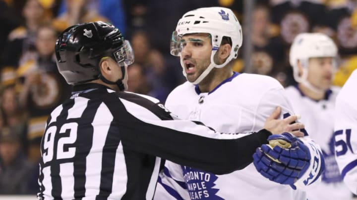 BOSTON, MA - APRIL 12: Nazem Kadri BOSTON, MA - APRIL 12: Nazem Kadri