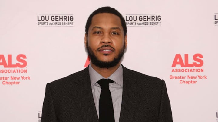NEW YORK, NEW YORK - NOVEMBER 07: Carmelo Anthony attends the ALS Association Greater New York Chapter's 25th Annual Lou Gehrig Sports Awards Benefit at The New York Marriott Marquis on November 07, 2019 in New York City. (Photo by Taylor Hill/Getty Images)
