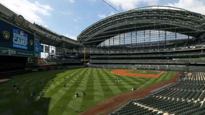 MILWAUKEE, WISCONSIN - JULY 05: A general view of Miller Park during Milwaukee Brewers Summer Workouts at Miller Park on July 05, 2020 in Milwaukee, Wisconsin. (Photo by Dylan Buell/Getty Images)
