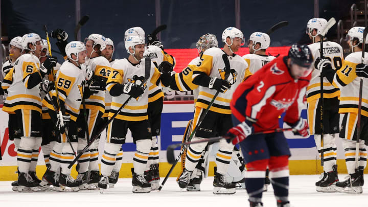 The Pittsburgh Penguins. (Photo by Patrick Smith/Getty Images)