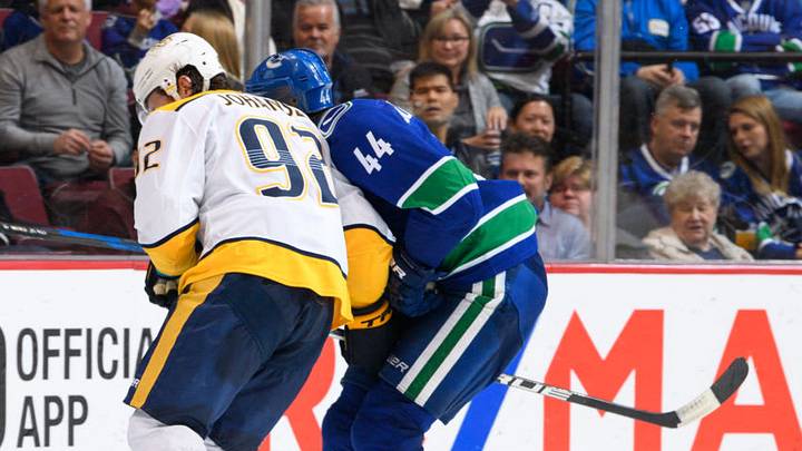 VANCOUVER, BC - MARCH 2: Ryan Johansen