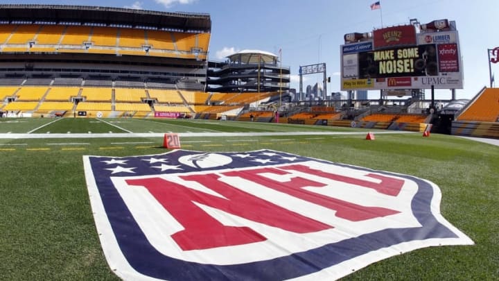 Oct 20, 2013; Pittsburgh, PA, USA; General interior view before the Pittsburgh Steelers host the Baltimore Ravens at Heinz Field. Mandatory Credit: Charles LeClaire-USA TODAY Sports