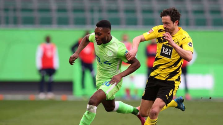 Thomas Delaney came on after Jude Bellingham’s sending off (Photo by RONNY HARTMANN/AFP via Getty Images)