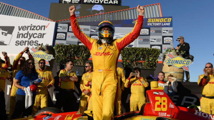 SONOMA, CA - SEPTEMBER 16: Ryan Hunter-Reay driver of the #28 Andretti Autosport Honda (Photo by Robert Laberge/Getty Images)