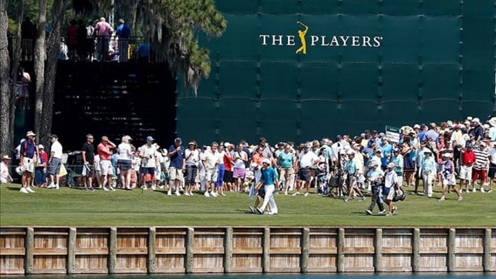 May 10, 2013; Ponte Vedra Beach, FL, USA; D.A. Points walks up the 17th fairway during the second round of the Players Championship at TPC Sawgrass. Mandatory Credit: Debby Wong-USA TODAY Sports