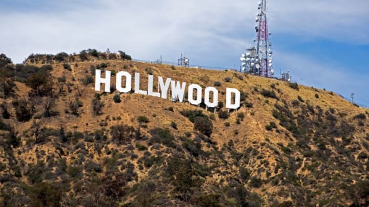 The iconic Hollywood sign sits on Mount Lee and overlooks the Hollywood Hills in Los Angeles.XXX LOS ANGELES VIDEO FILES114.JPG USA CA