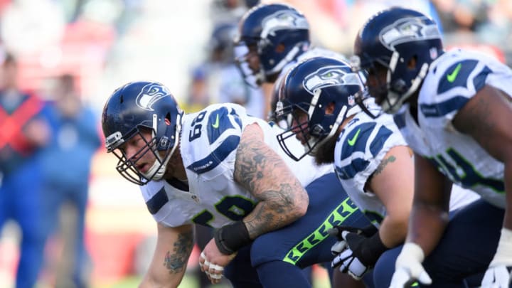 SANTA CLARA, CA - JANUARY 01: Justin Britt