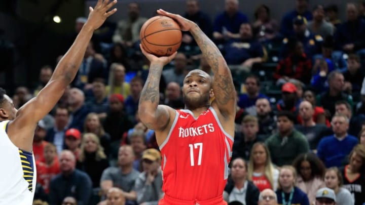INDIANAPOLIS, IN - NOVEMBER 05: P.J. Tucker #17 of the Houston Rockets (Photo by Andy Lyons/Getty Images)