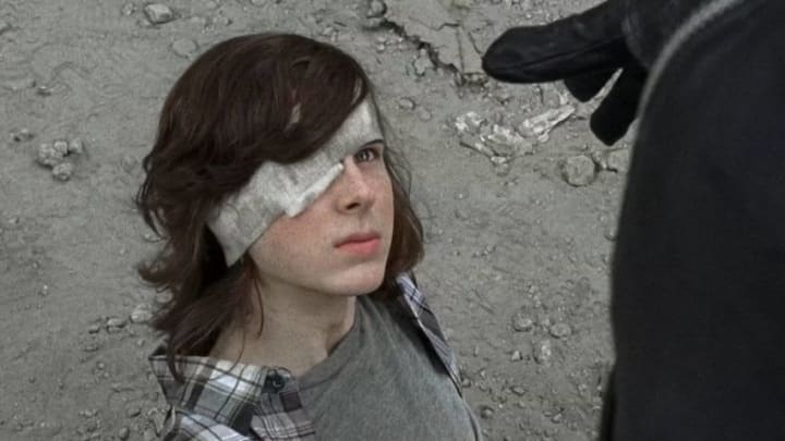 Walking Dead S07E14 Preview: 'The Other Side' - The Future is Now - Carl - Photo Credit: AMC via Screencapped.net (Uploader: Cass)